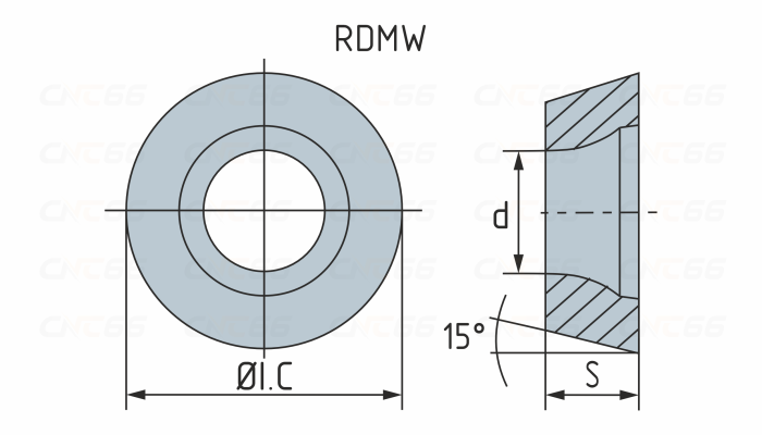 RDMT1204MO-MM HR52522B (под фрезу Walter) Пластина фрезерная