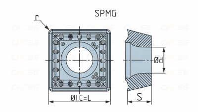 SPMG090408-DG-WS5231 Пластина для сверла
