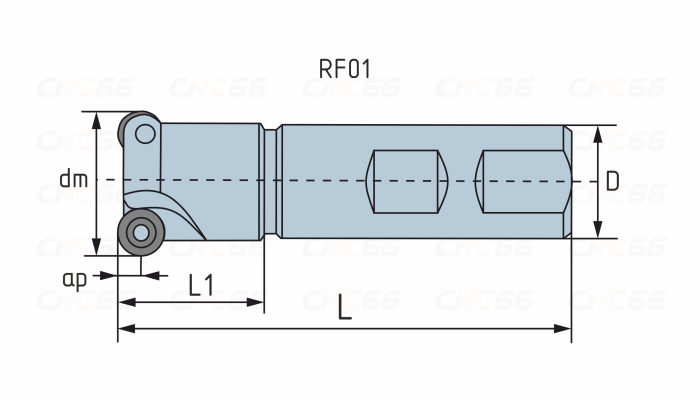 RF01.10W25.032.02 Фреза концевая