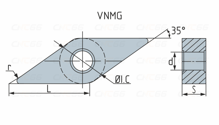 VNMG160408-MA-WRPD10 Пластина токарная