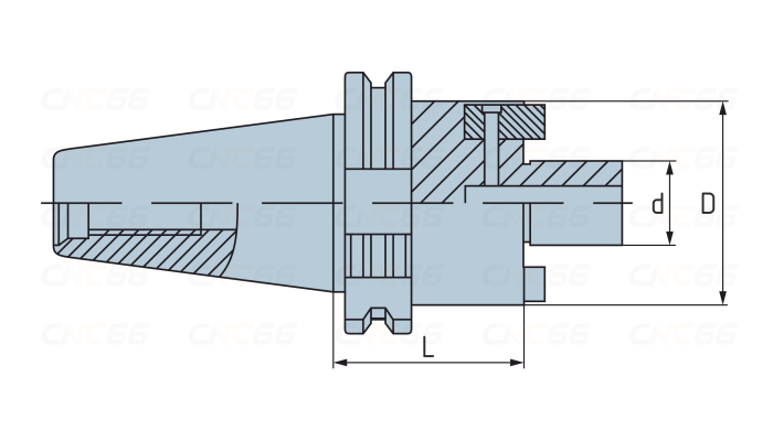 SK40-FMB40-060 Оправка для насадных фрез