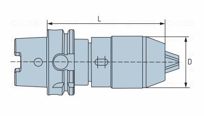 HSK63A-APU16-155 Патрон сверлильный быстрозажимной Wolverine