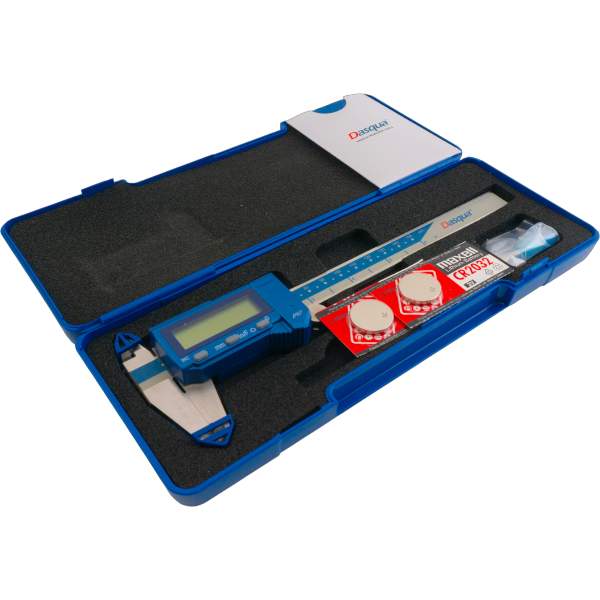 Штангенциркуль цифровой, степень защиты IP67, 0.01 мм. 0-150 мм. Dasqua