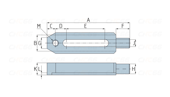 СО1.4-16.200 Прижим с цилиндрическим хвостовиком