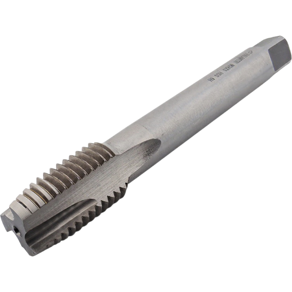 Метчик М24*3 со спиральной подточкой для сквозных отверстий, без покрытия, DIN376