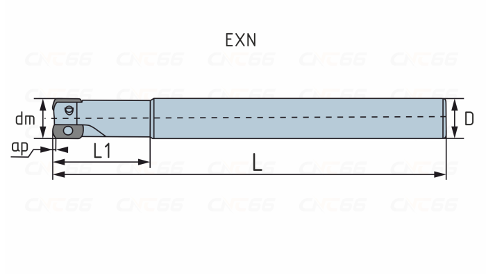 EXN03R-20-200-C20-3T Фреза концевая