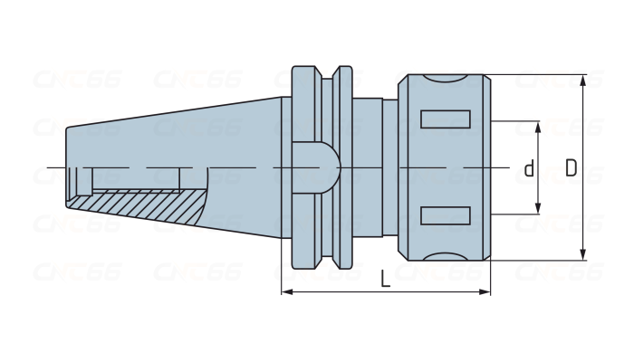 BT40-OZ25-100 Патрон цанговый