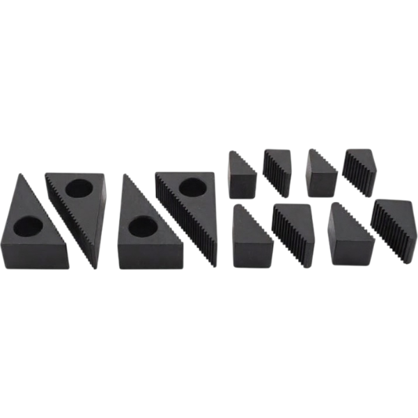 Набор прижимов со шпильками M20 для фрезерного стола с пазом 22 мм, 58 предметов (кейс)