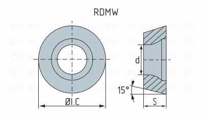 RDMW10T3MO-HR5120 Пластина фрезерная