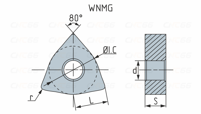 WNMG080408-BF-WS7125 Пластина токарная