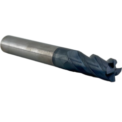 Фреза радиусная твердосплавная 4 зуба, HRC 45, 4х10х4х75L,R05