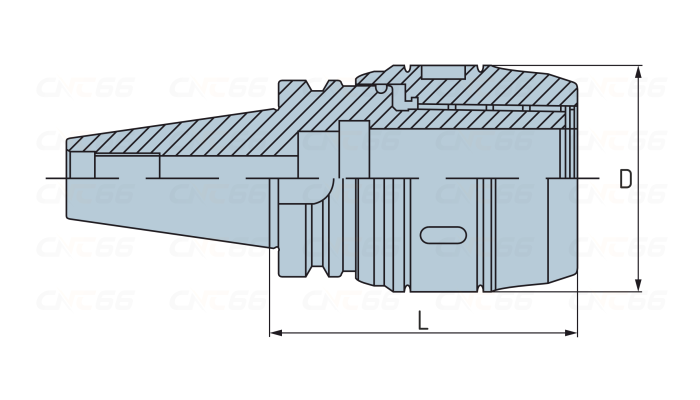 BT40-SC25-100 Патрон цанговый