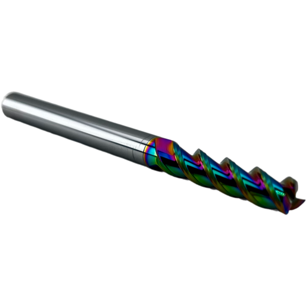 Концевая фреза с плоским торцом 3 зуба, AL-DLC, 3х10х4х50L
