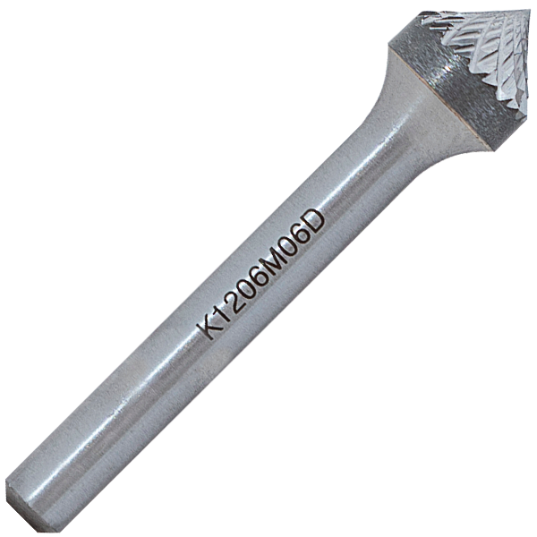 Борфреза коническая 90° K 08х04 M06 двойная насечка