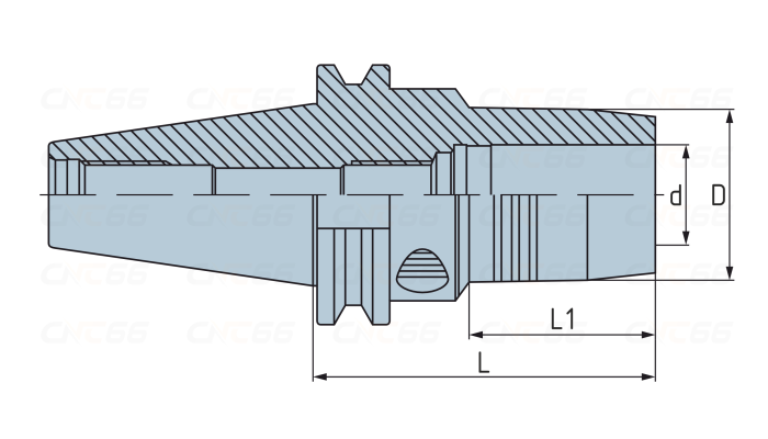 SK40-HY32-80.5 Гидропластовый патрон