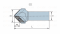 ECC17005R-C12-75-2T Фреза фасочная 30°