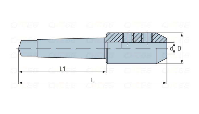 MTA5-SLN25-065 Патрон для концевых фрез с хвостовиком Weldon