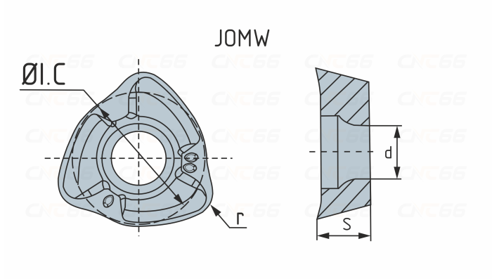 JOMW06T215ZZSR-FT-ZP153 Пластина фрезерная