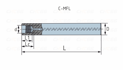 CMFL10-10-150-M05 Корпус стальной для сменных фрезерных головок