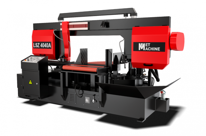 Полуавтоматический ленточнопильный станок LSZ4040А с поворотной рамой