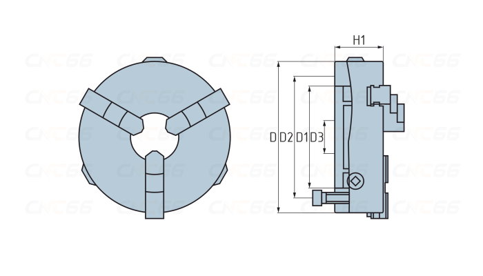 K11-315 Токарный патрон