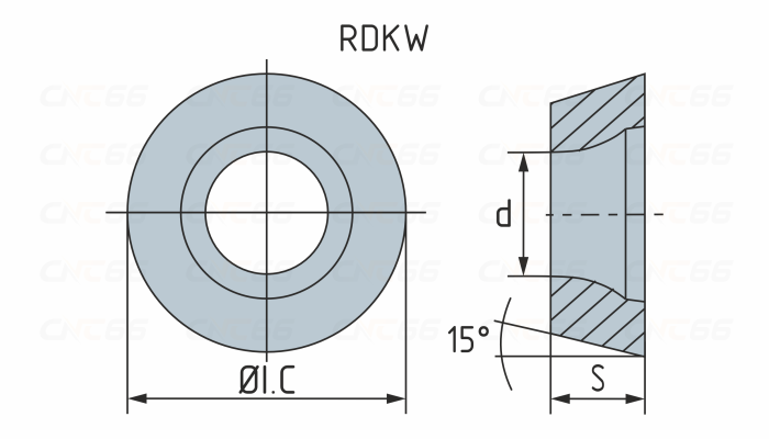 RDKW1605MO-WKPV20 пластина фрезерная