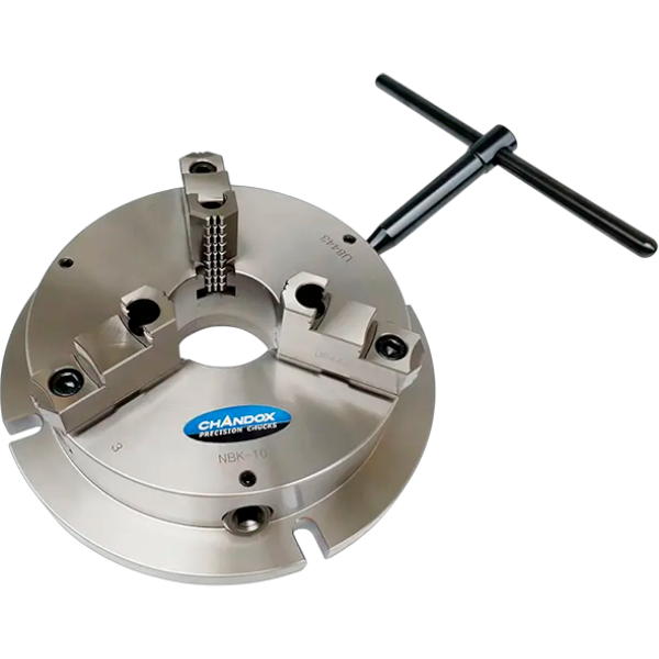 Патрон трехкулачковый самоцентрирующийся для фрезерных ОЦ с ЧПУ VNBK-12