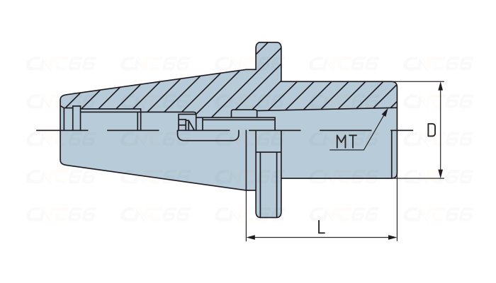 NT50-MTB4-060 Патрон для концевых фрез с конусом Морзе