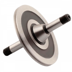 EDM-GW-MB-DK77 Направляющий металлический ролик двухосный, диаметр 31,5 мм