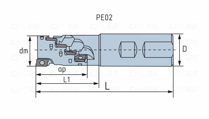PE02.11W32.040.02 Фреза концевая