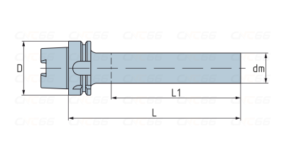 HSK50A-D32-240 Контрольная тестовая оправка