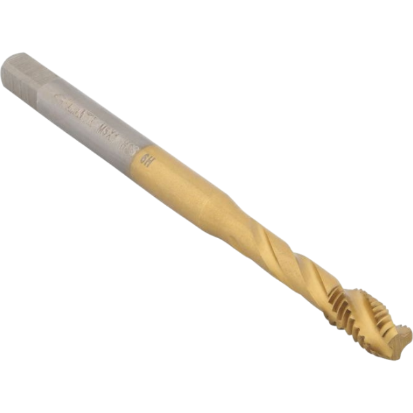 Метчик М6*1 для глухих отверстий, DIN371, с покрытием TiN