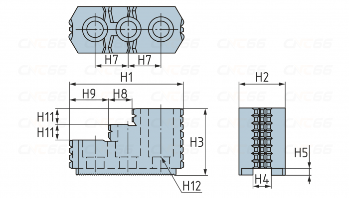 HJ08 Кулачки каленые, комплект 3шт.