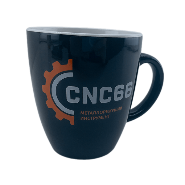 Кружка черная, керамическая CNC66